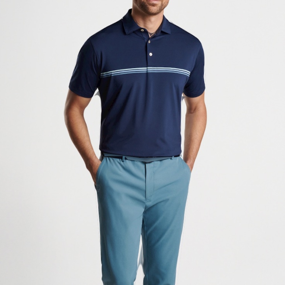 Peter Millar Lenny Performance Jersey Polo NWT